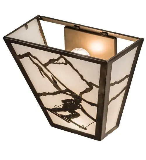 13"W Alpine Wall Sconce - Image 4