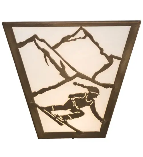 13"W Alpine Wall Sconce - Image 5