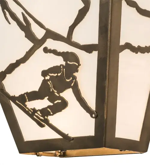 13"W Alpine Wall Sconce - Image 9