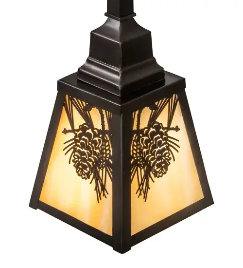 5.5" Square Winter Pine Mini Pendant - Image 4