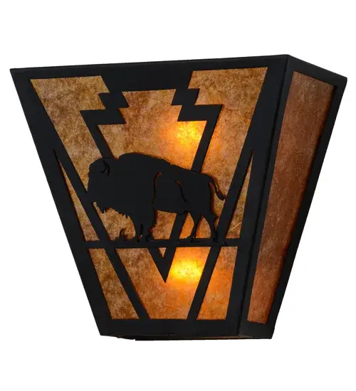 The Lone Buffalo by Meyda Lighting - Image 1