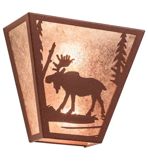 13" Wide Moose Creek Wall Sconce - Image 2