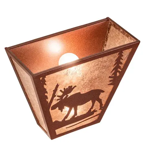 13" Wide Moose Creek Wall Sconce - Image 4