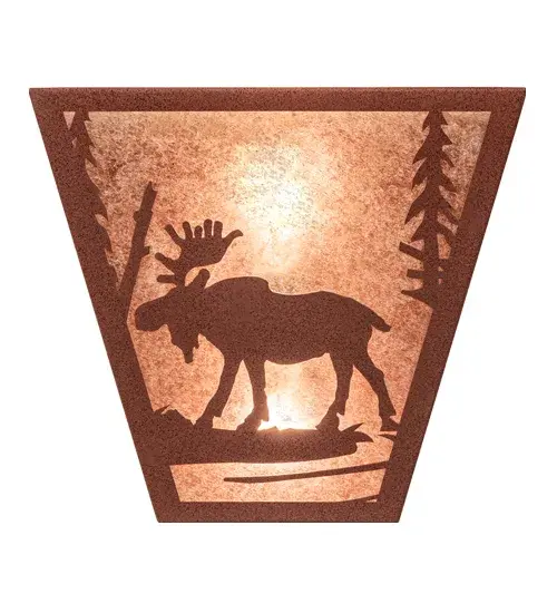 13" Wide Moose Creek Wall Sconce - Image 5