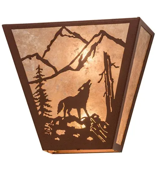 The Northwoods Wolf on the Loose by Meyda Lighting - Image 2