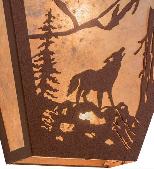 The Northwoods Wolf on the Loose by Meyda Lighting - Image 7
