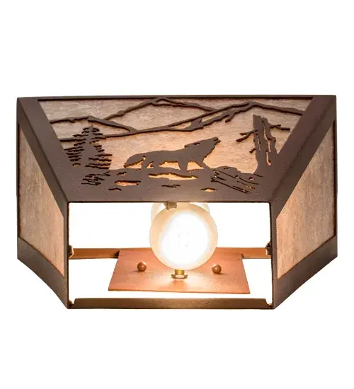 The Northwoods Wolf on the Loose by Meyda Lighting - Image 8