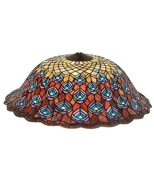 The Tiffany Peacock Feather by Meyda Lighting - Image 2