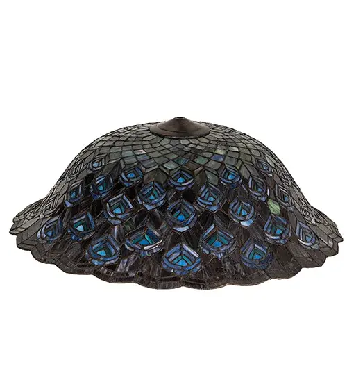 The Tiffany Peacock Feather by Meyda Lighting - Image 3