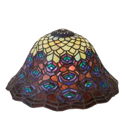The Tiffany Peacock Feather by Meyda Lighting