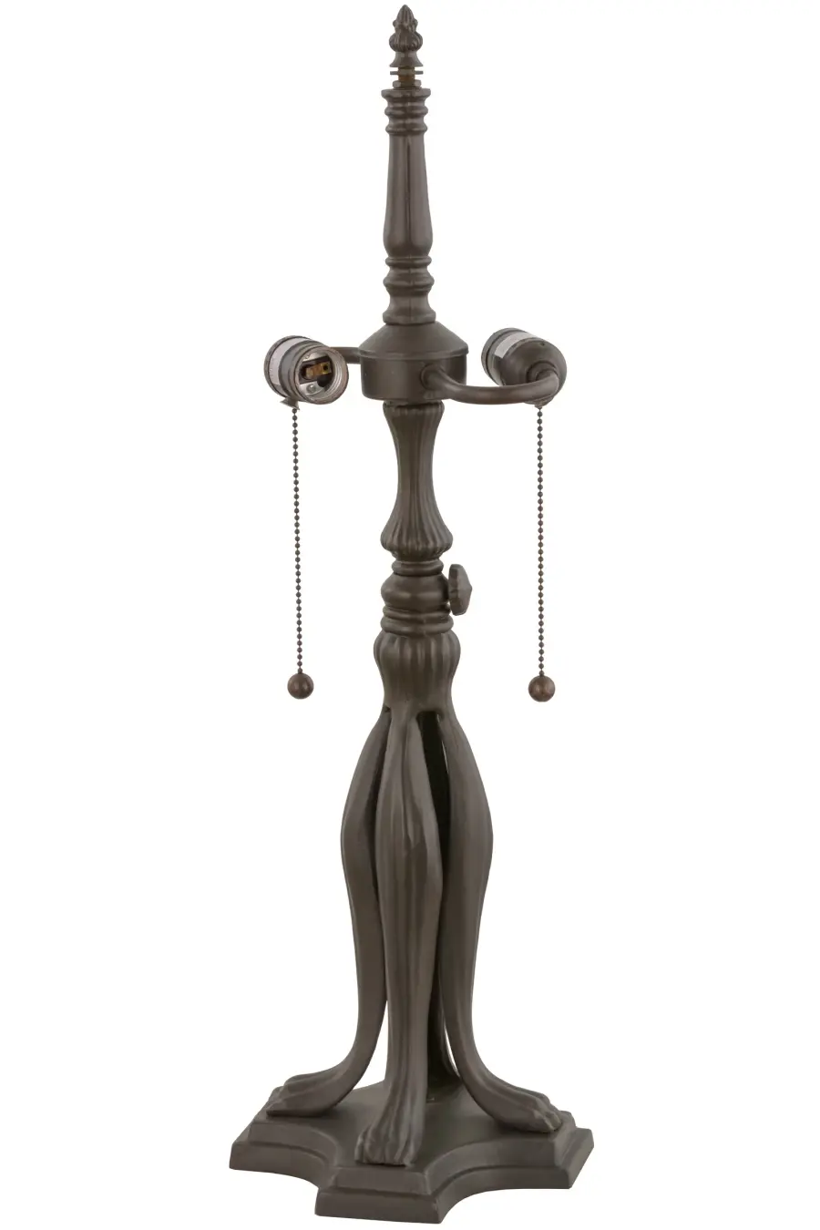 26" High Long-Legged Lionfoot 2 Light Table Base - Image 1