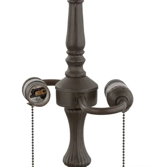 26" High Long-Legged Lionfoot 2 Light Table Base - Image 3