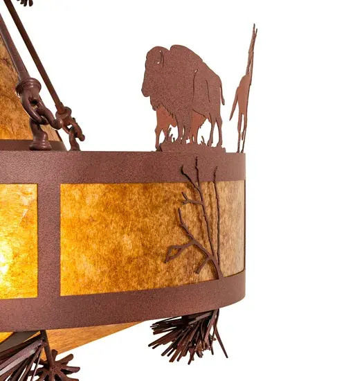 The Meyda Tiffany - High Plains Rider And The Herd by Meyda Lighting - Image 9