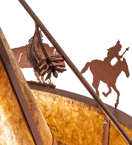 The Meyda Tiffany - High Plains Rider And The Herd by Meyda Lighting - Image 10