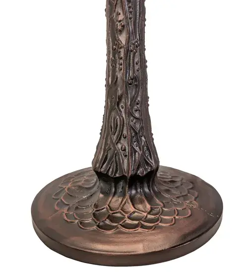 22" High Tiffany Cabbage Rose Table Lamp - Image 9