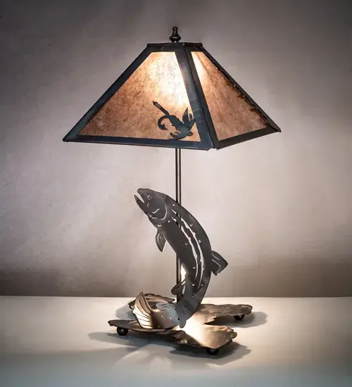The Leaping Trout by Meyda Lighting - Image 1