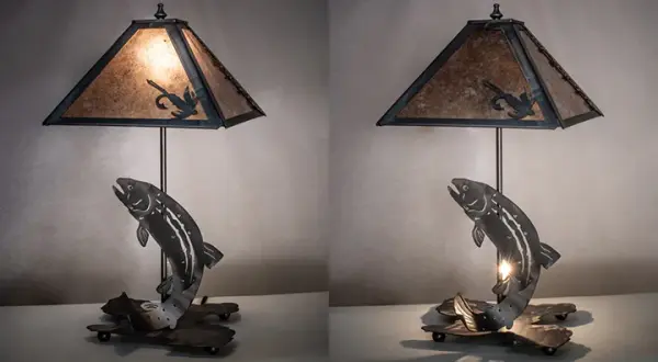 The Leaping Trout by Meyda Lighting - Image 9