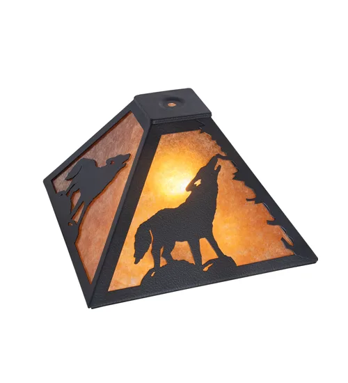 11.5" Square Wolf at Dawn Shade