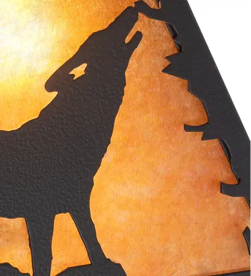 The Wolf at Dawn by Meyda Lighting - Image 6