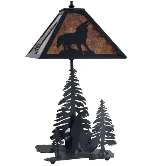 The Wolf at Dawn by Meyda Lighting - Image 3