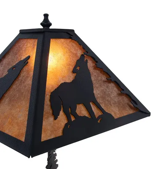 The Wolf at Dawn by Meyda Lighting - Image 8