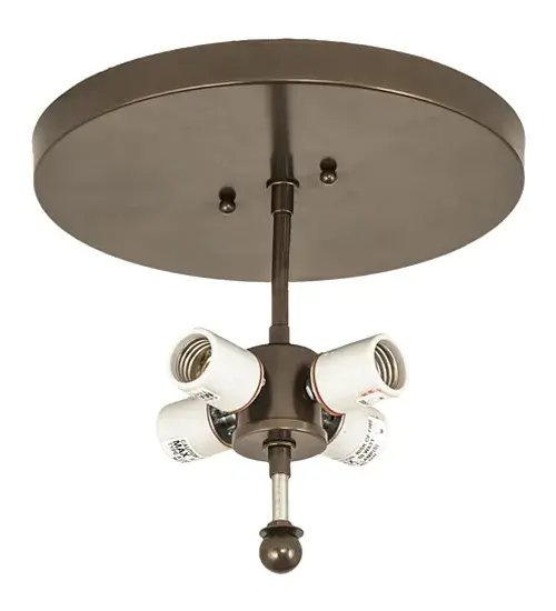 24" Wide Moose & Fox Flushmount - Image 10