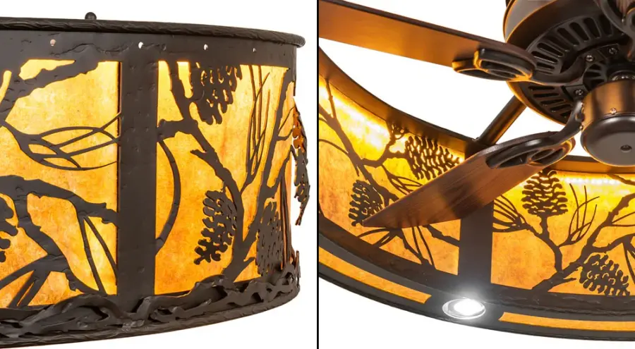 The Whispering Pines by Meyda Lighting - Image 7