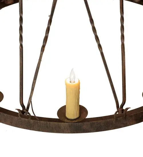 48" Wide Lakeshore 15 Light Two Tier Chandelier - Image 9