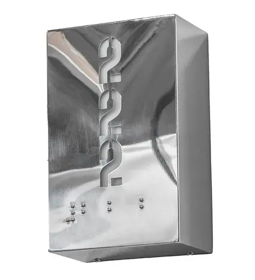 5" Wide Hotel Corridor Room Number & Braille Wall Sconce - Image 3