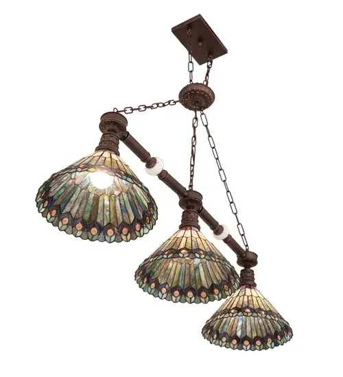 The Tiffany Jeweled Peacock by Meyda Lighting - Image 6