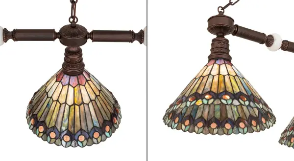 The Tiffany Jeweled Peacock by Meyda Lighting - Image 9