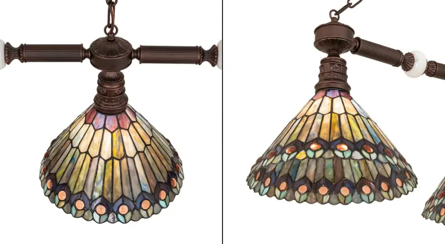 The Tiffany Jeweled Peacock by Meyda Lighting - Image 9