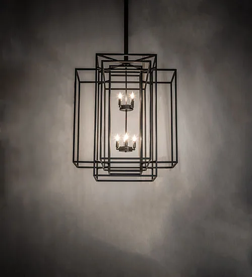 30" Square Kitzi Box Pendant