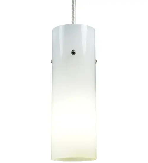 This stunning lighting pendant seamlessly blends a modern aesthetic with a minimalist design. The pendant features an alluring Clear Glass shade. The fixture is enhanced with a Brushed Nickel finish. The mini pendant can be placed in groups to illuminate a bar; dining table; counter; or island in homes; lounges; and restaurants. The overall height ranges from 12 to 70 inches; as the cord can be adjusted on location. The Cilindro Mini Pendant is included in our American-made; American-designed; handcrafted Modern Lighting Collection and manufactured in Yorkville; New York. The fixture is UL and cUL listed for dry and damp locations. - alternate view