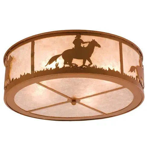 The Cowboy & Steer by Meyda Lighting