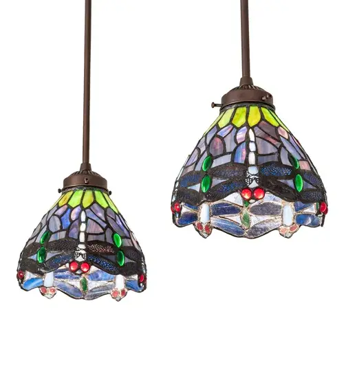 The Tiffany Hanginghead Dragonfly by Meyda Lighting - Image 8