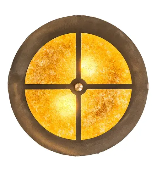 16" Wide Reeds & Cattails Flushmount - Image 8