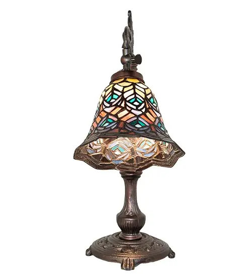 The Tiffany Peacock Feather by Meyda Lighting - Image 5