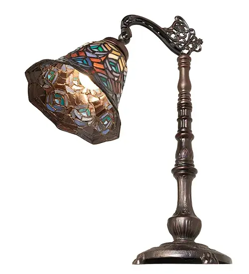 The Tiffany Peacock Feather by Meyda Lighting - Image 6