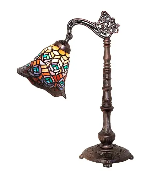 The Tiffany Peacock Feather by Meyda Lighting - Image 8