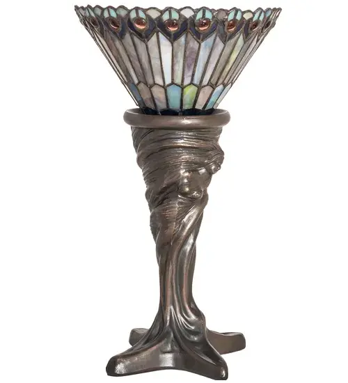 The Tiffany Jeweled Peacock by Meyda Lighting - Image 3