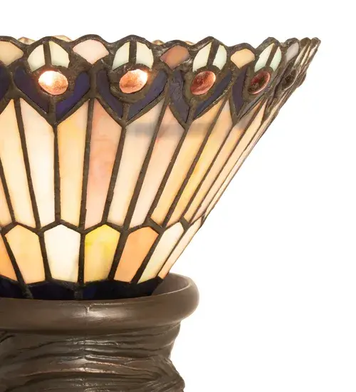 The Tiffany Jeweled Peacock by Meyda Lighting - Image 6