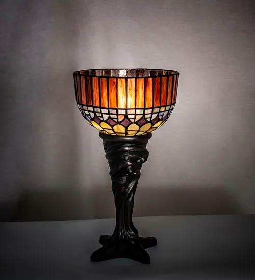15" High Tiffany Candice Mini Lamp