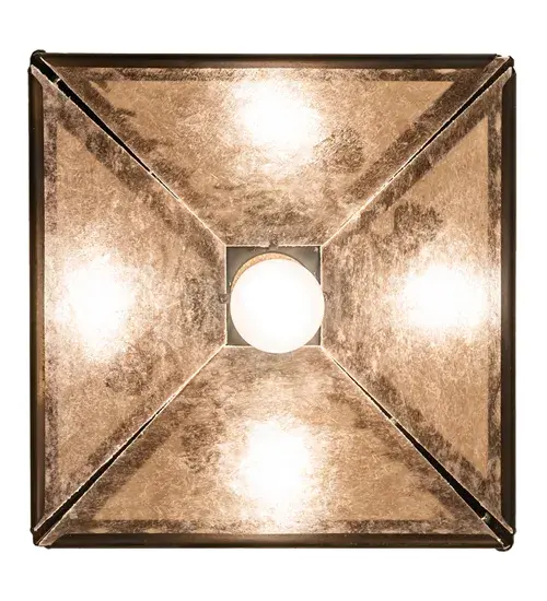 12" Square Winter Pine Tall Pines Pendant - Image 7