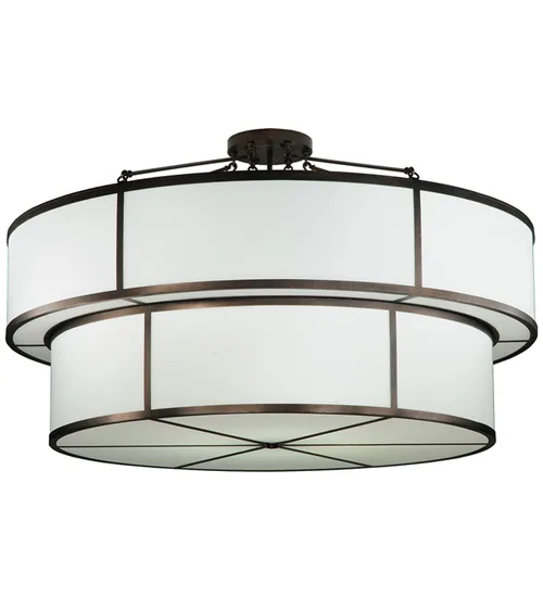 72" Wide Jayne 2 Tier Semi-Flushmount