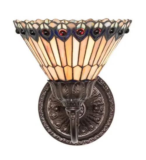 The Meyda Tiffany - Tiffany Jeweled Peacock by Meyda Lighting - Image 5