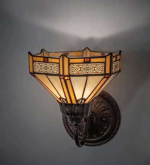 8" Wide Peaches Wall Sconce