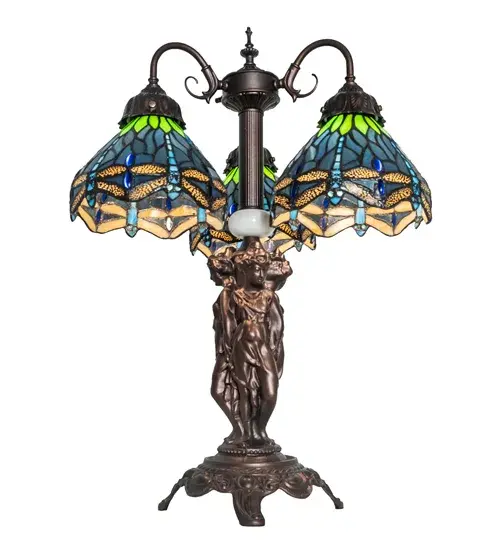 The Tiffany Hanginghead Dragonfly by Meyda Lighting - Image 6
