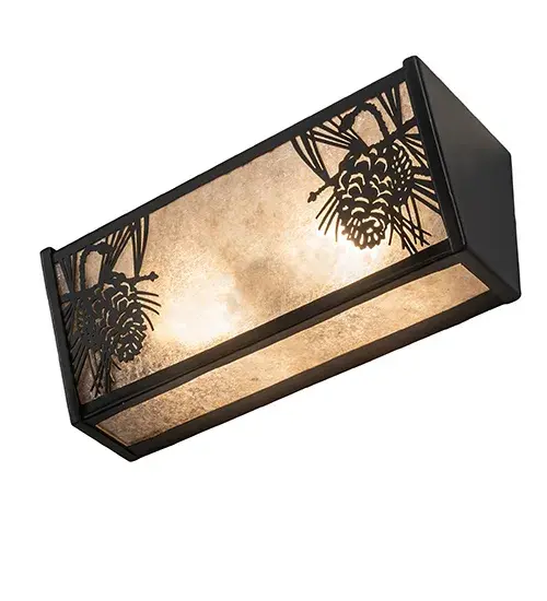 16" Wide Winter Pine Vanity Light - Image 7