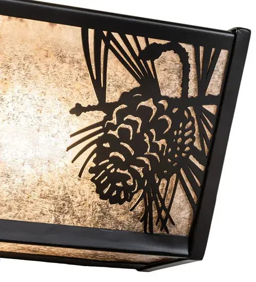 16" Wide Winter Pine Vanity Light - Image 9